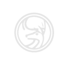 JUNE 2IN CIRCLE DEER STICKER