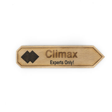 CLIMAX WOOD MAGNET