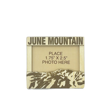 JUNE NATURAL WOOD FRAME MAGNET