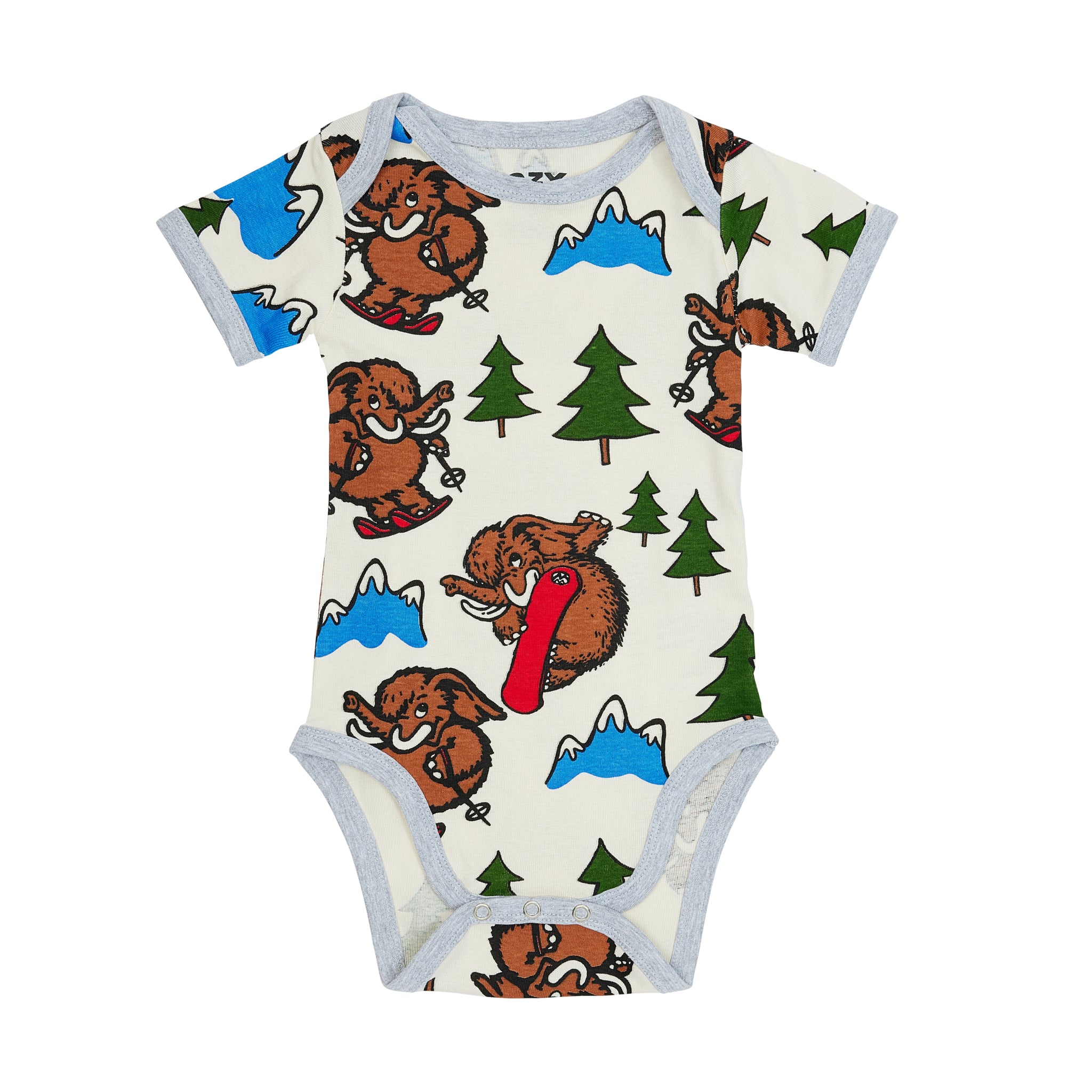 BABY WOOLLY PRINTED SS ONZIE
