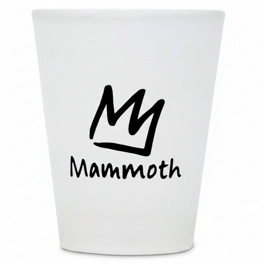 CROWN FROSTED SHOT GLASS