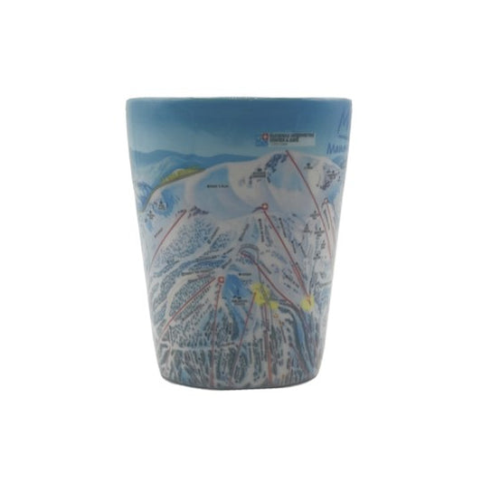 MAMMOTH TRAIL MAP SHOT GLASS