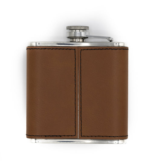 CROWN RAWHIDE FLASK