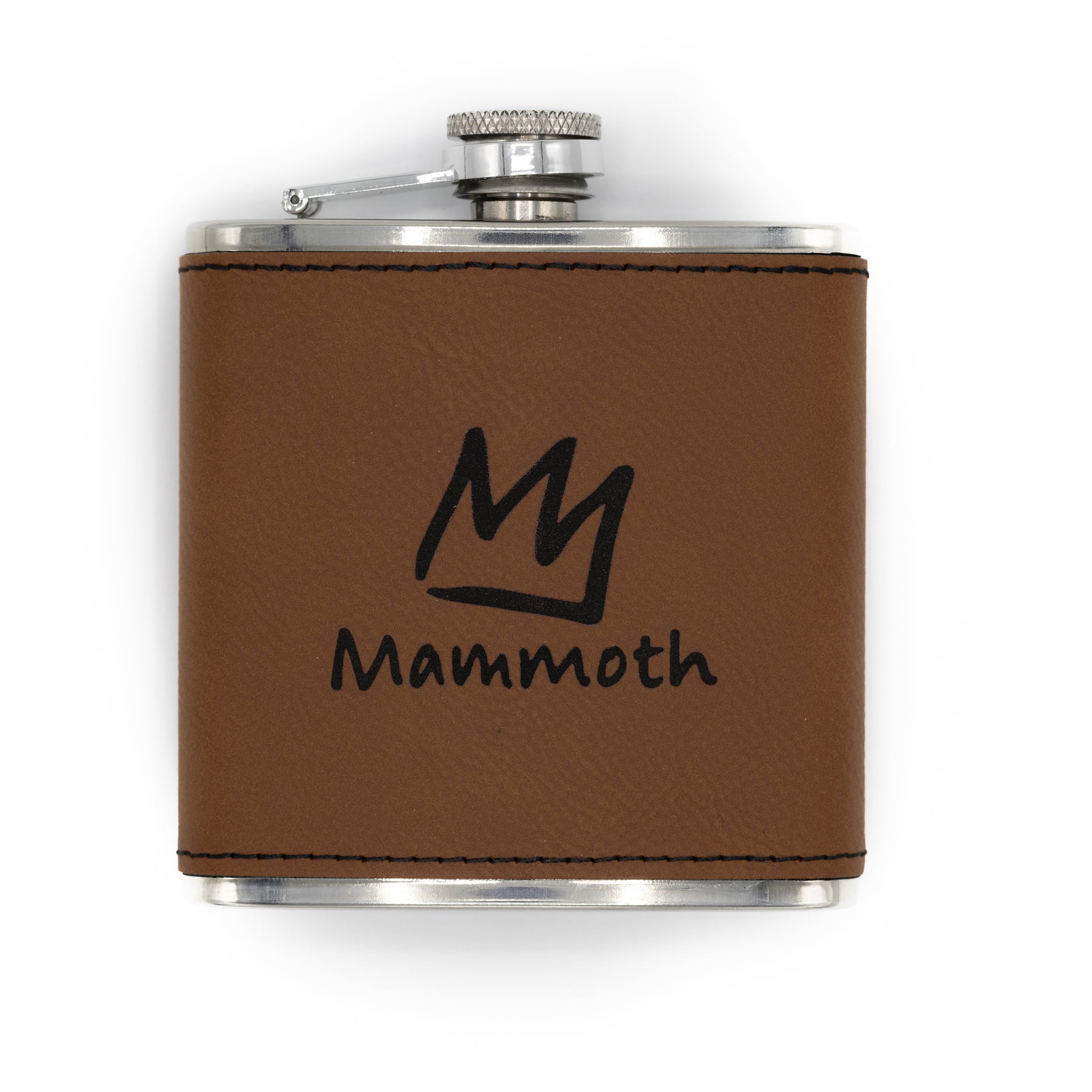 CROWN RAWHIDE FLASK