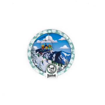 JUNE MOUNTAIN ROUND LIFT MAGNET