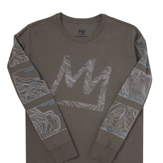 MM W TOPO LS TEE