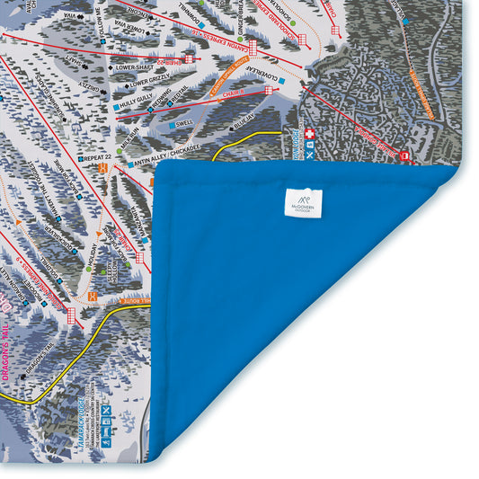 MAMMOTH TRAIL MAP BLANKET