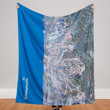 MAMMOTH TRAIL MAP BLANKET