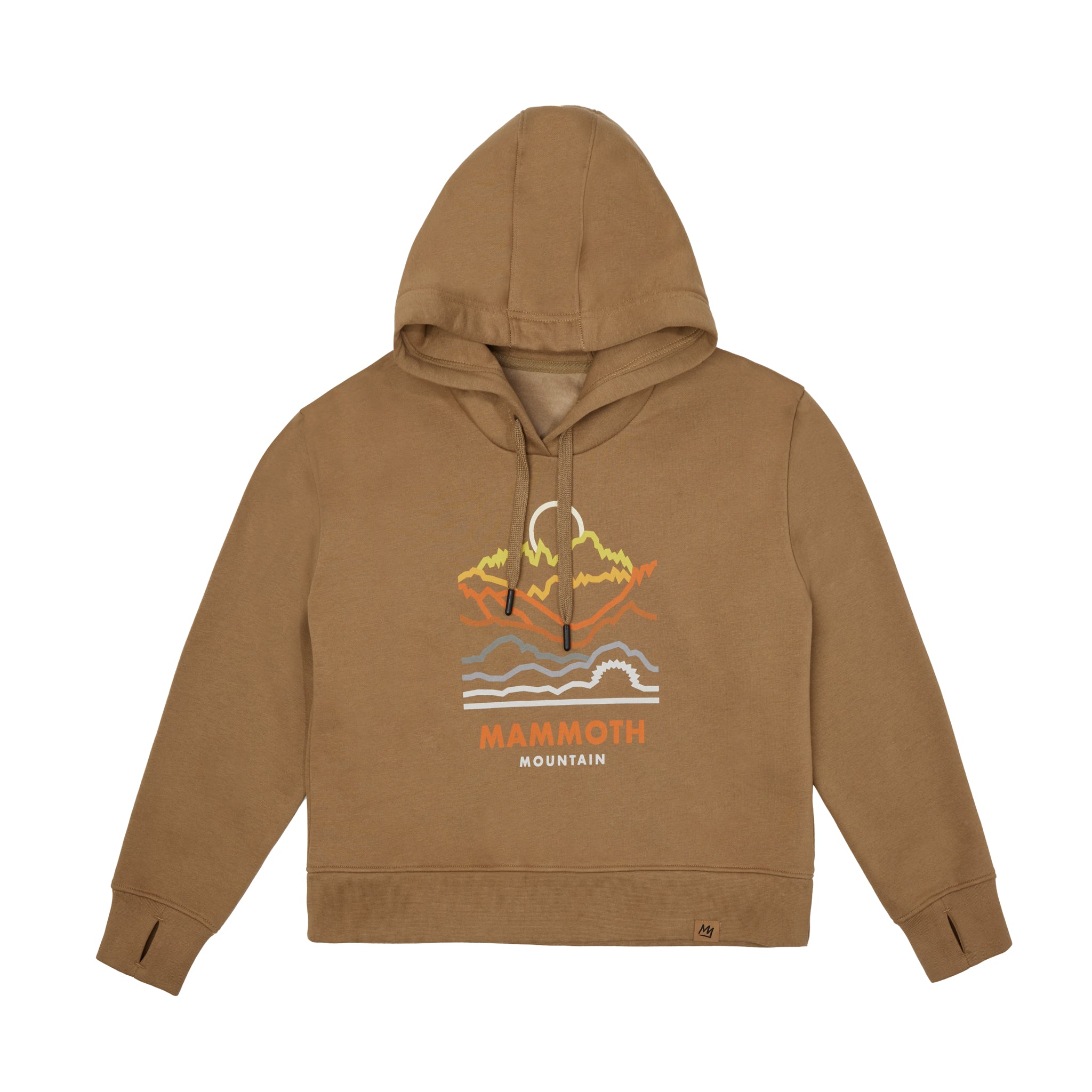 WOMENS MOUNTAINSCAPE BOXY HOODIE