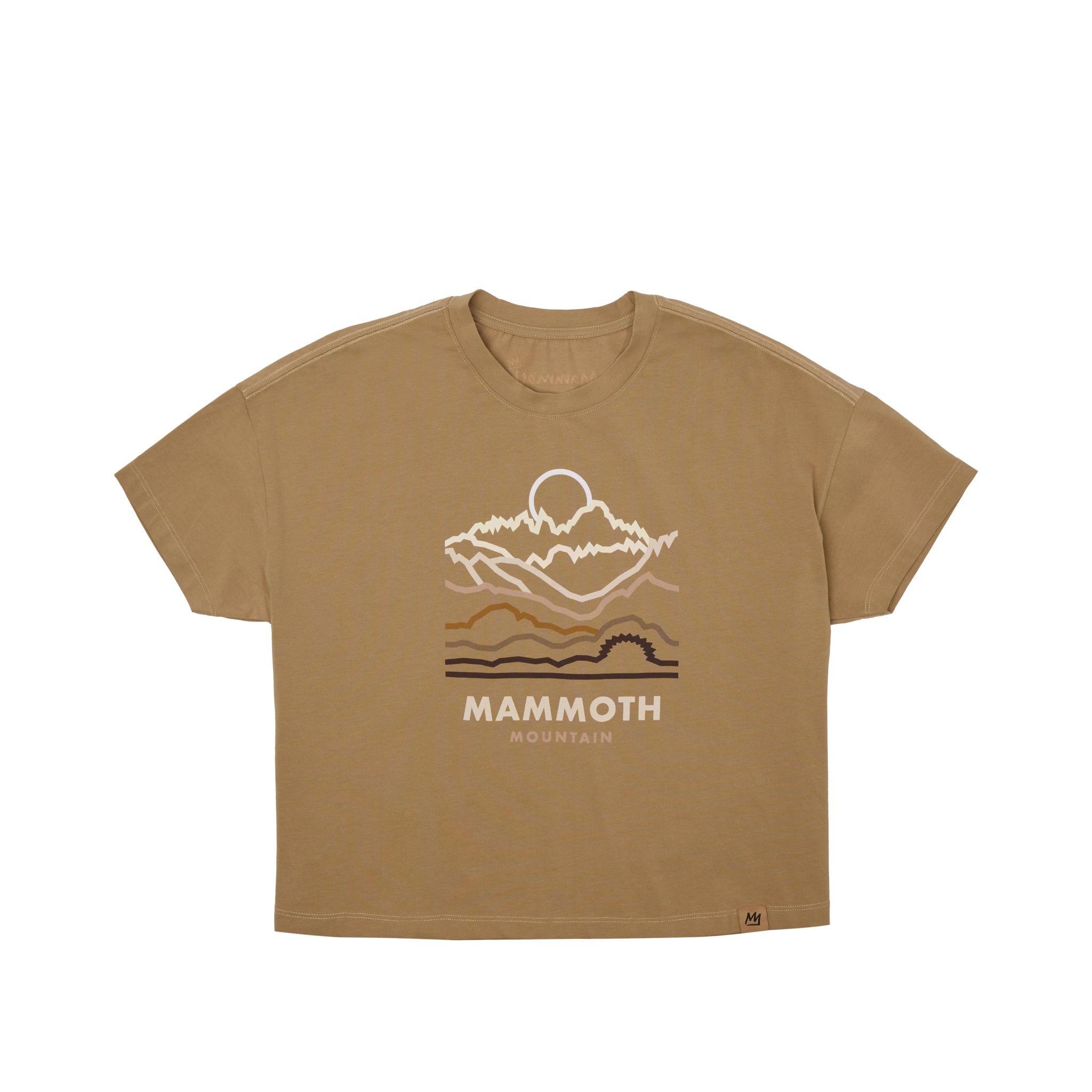 WOMENS MOUNTAINSCAPE BOXY SS TEE