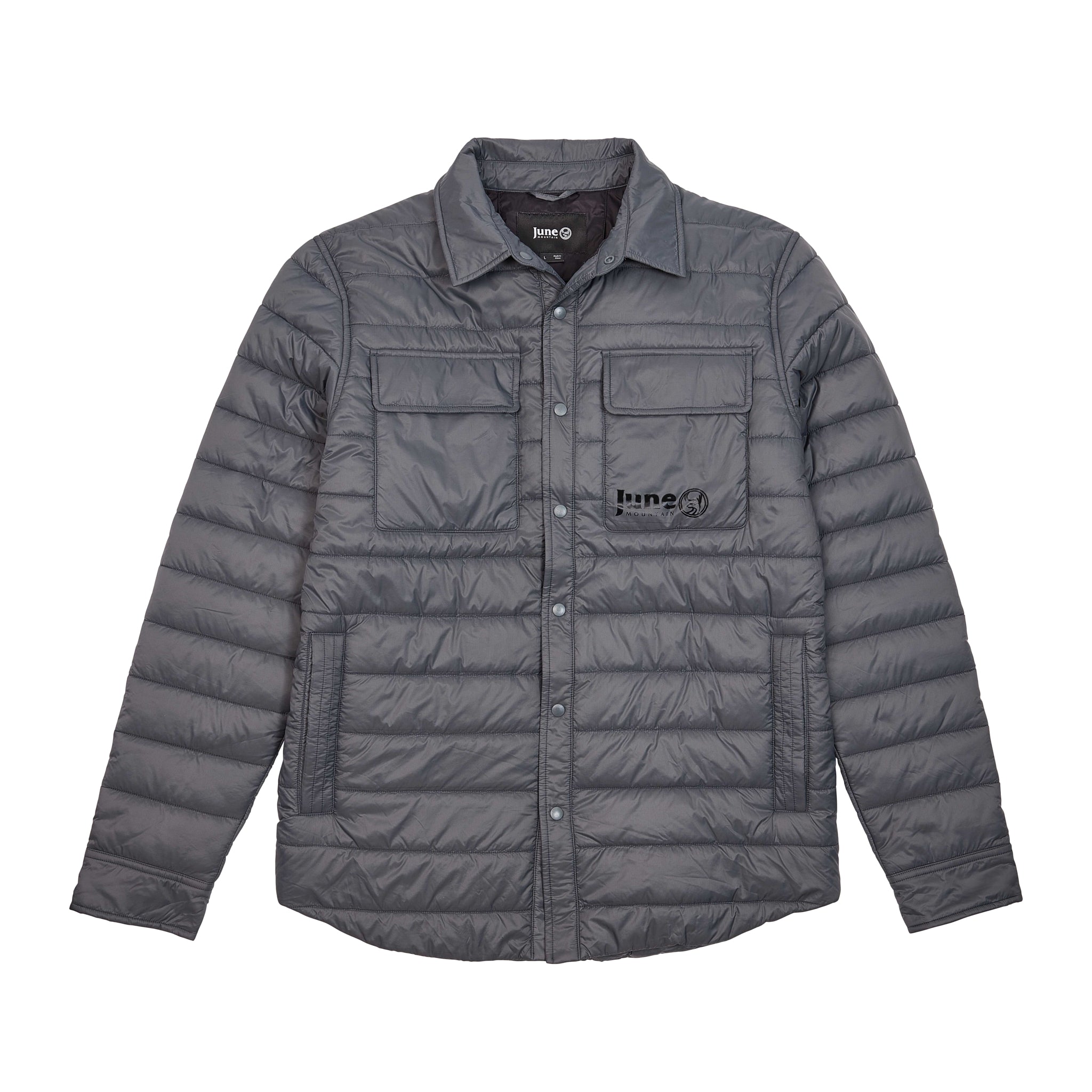 JUNE ELEVATED PUFFER SHIRT JACKET