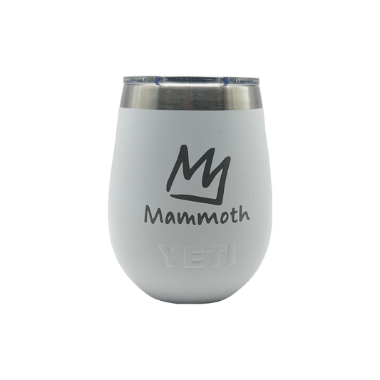MAMMOTH CROWN YETI 10OZ WINE TUMBLER
