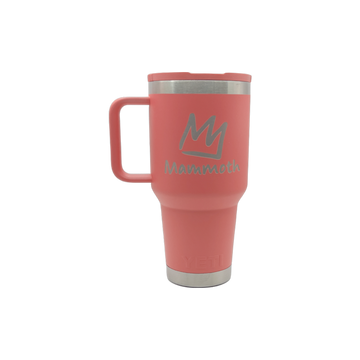 MAMMOTH CROWN YETI 30OZ TRAVEL MUG WITH STRAW