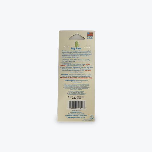 MAMMOTH TRAIL MAP AIR FRESHENER