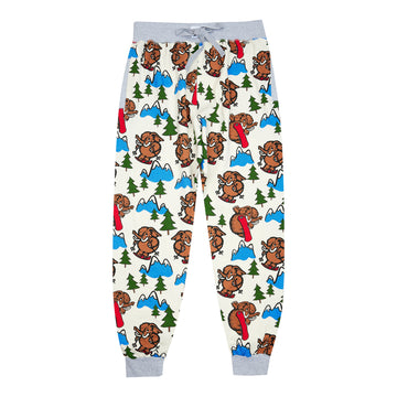 WOOLLY PRINTED PAJAMA JOGGER