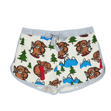 WOMENS WOOLLY PRINTED BOXER SHORT