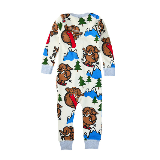 MM BABY WOOLLY PRINTED LS ONZIE