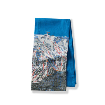 MAMMOTH TRAIL MAP TEA TOWEL