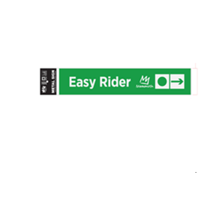 EASY RIDER 3X15 METAL SIGN