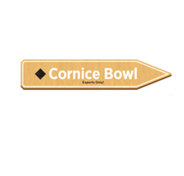 CORNICE BOWL 6X30 WOODEN SIGN