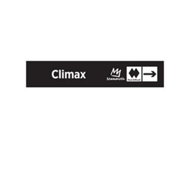 CLIMAX 6X30 METAL SIGN