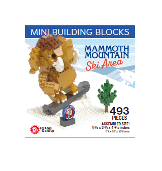 SNOWBOARD WOOLLY MINI BLOCK TOY