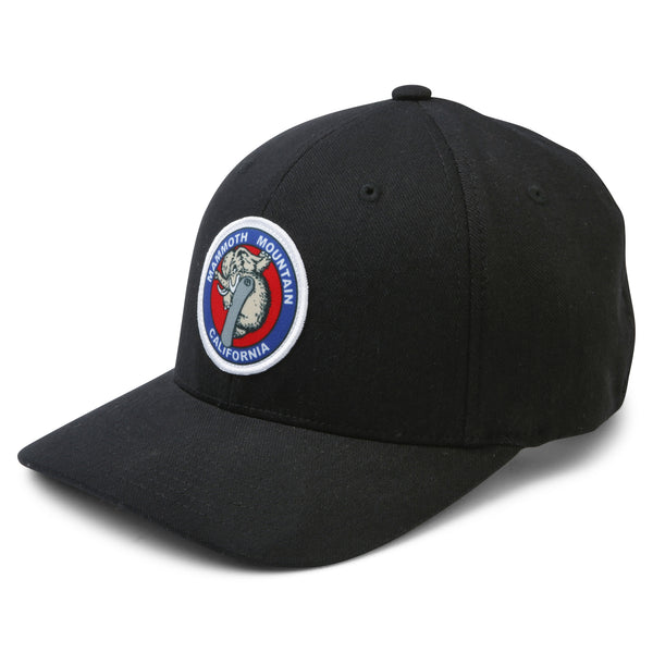 Snowboard Woolly Mammoth Mountain Flexfit Style Cap