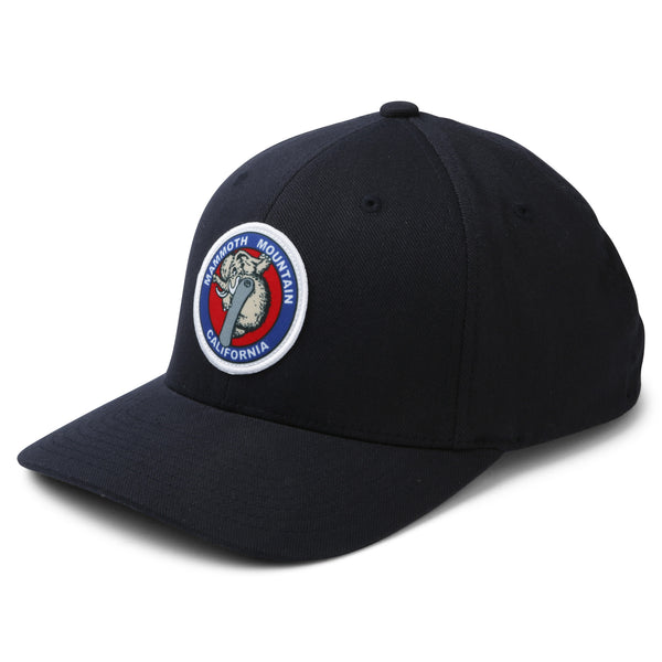 Snowboard Woolly Mammoth Mountain Flexfit Style Cap