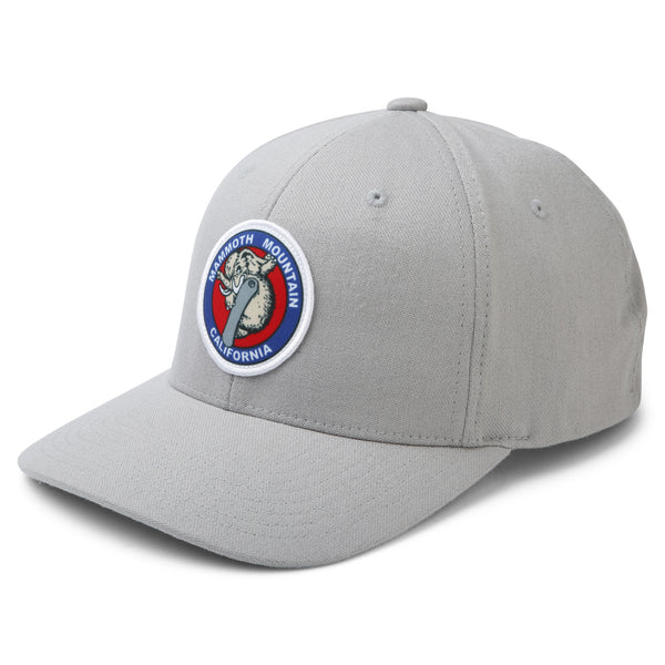 Snowboard Woolly Mammoth Mountain Flexfit Style Cap