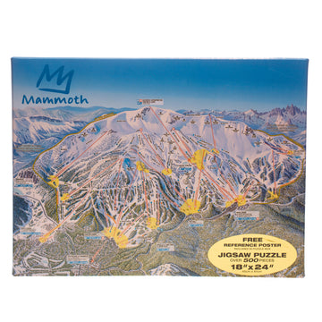MAMMOTH MOUNTAIN TRAIL MAP JIGSAW PUZZLE