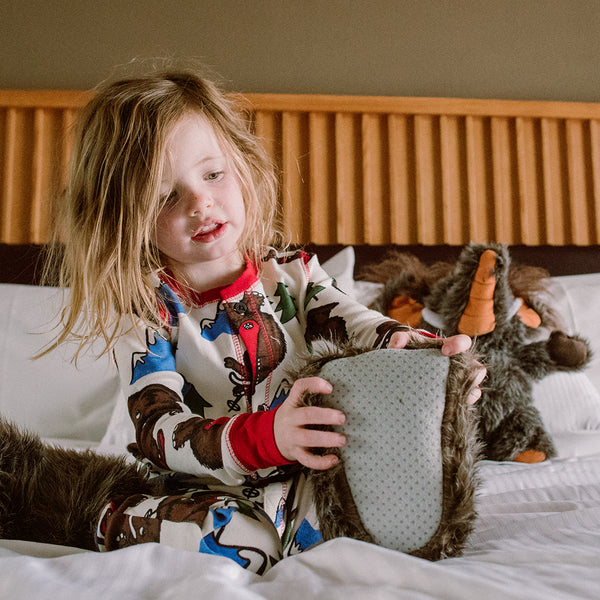 Kid's Woolly Slippers