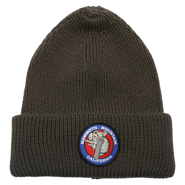 Snowboard Woolly Patch Knit Beanie