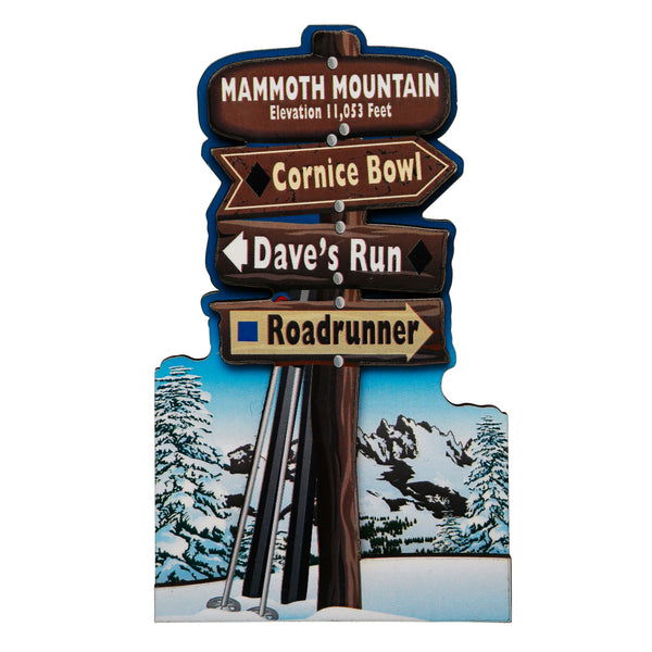 Winter Directions Magnet